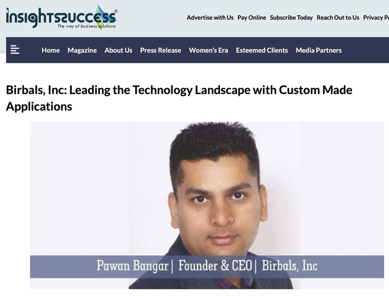 Birbals Inc: Leading the Technology Landscape with Custom Made Applications